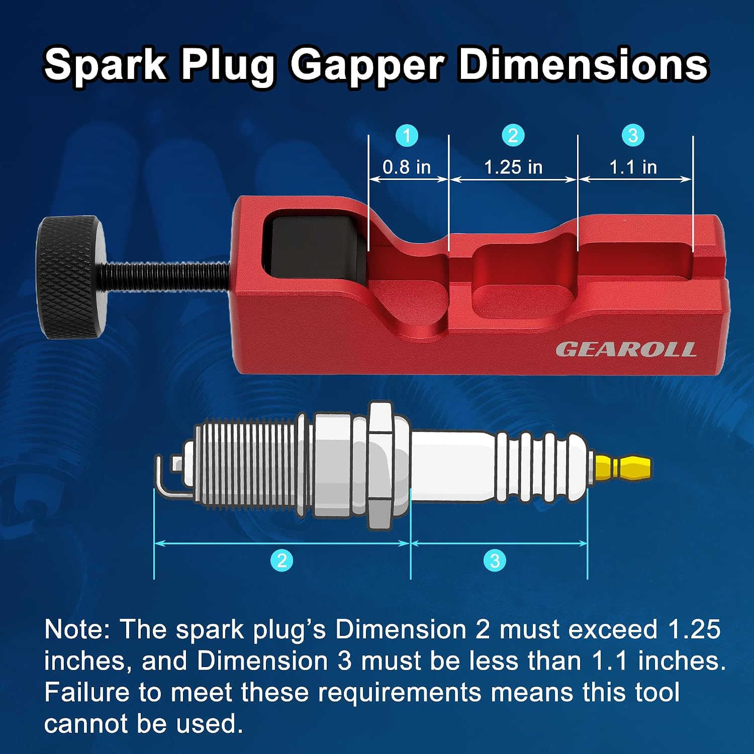 GEAROLL Spark Plug Gap Tool