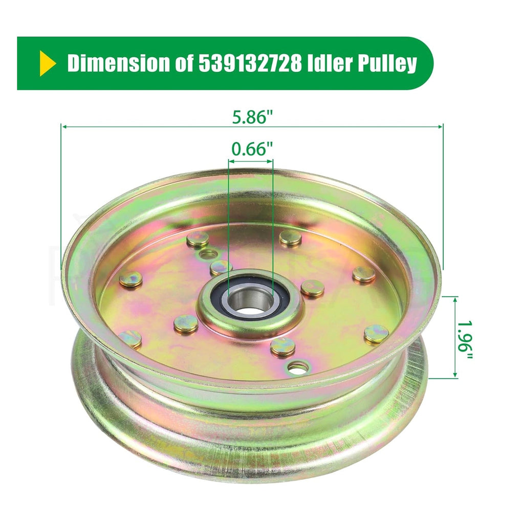 POSFLAG  Flat Deck Idler Pulley