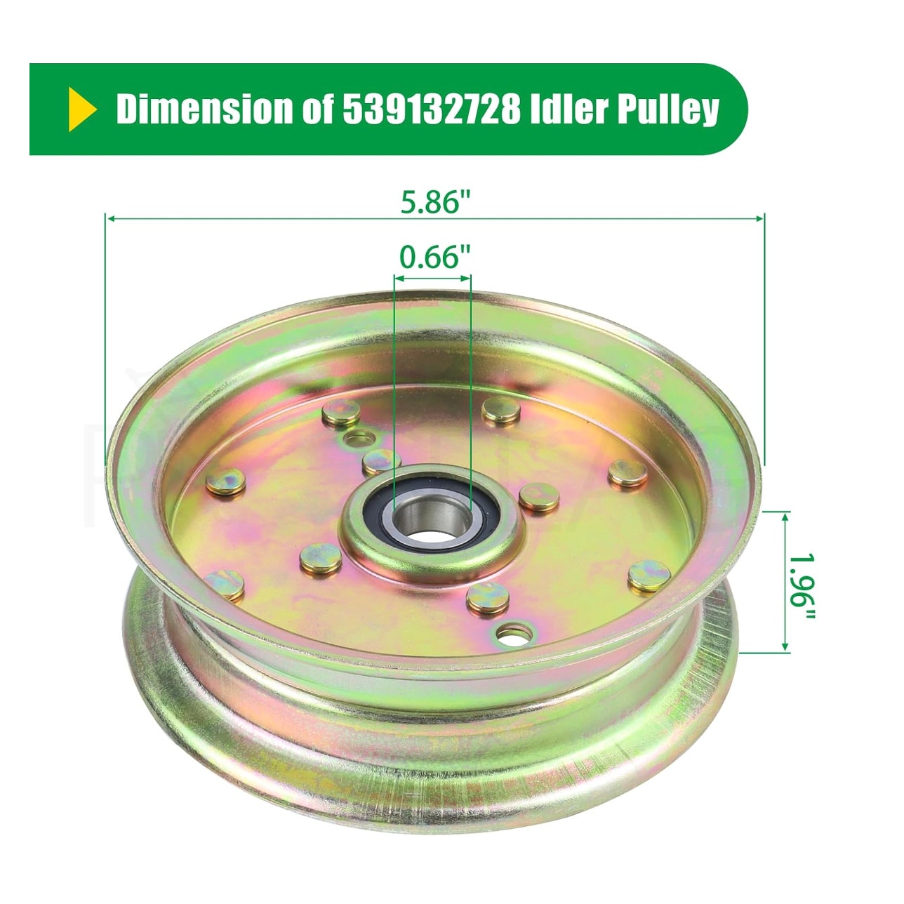 POSFLAG  Flat Deck Idler Pulley