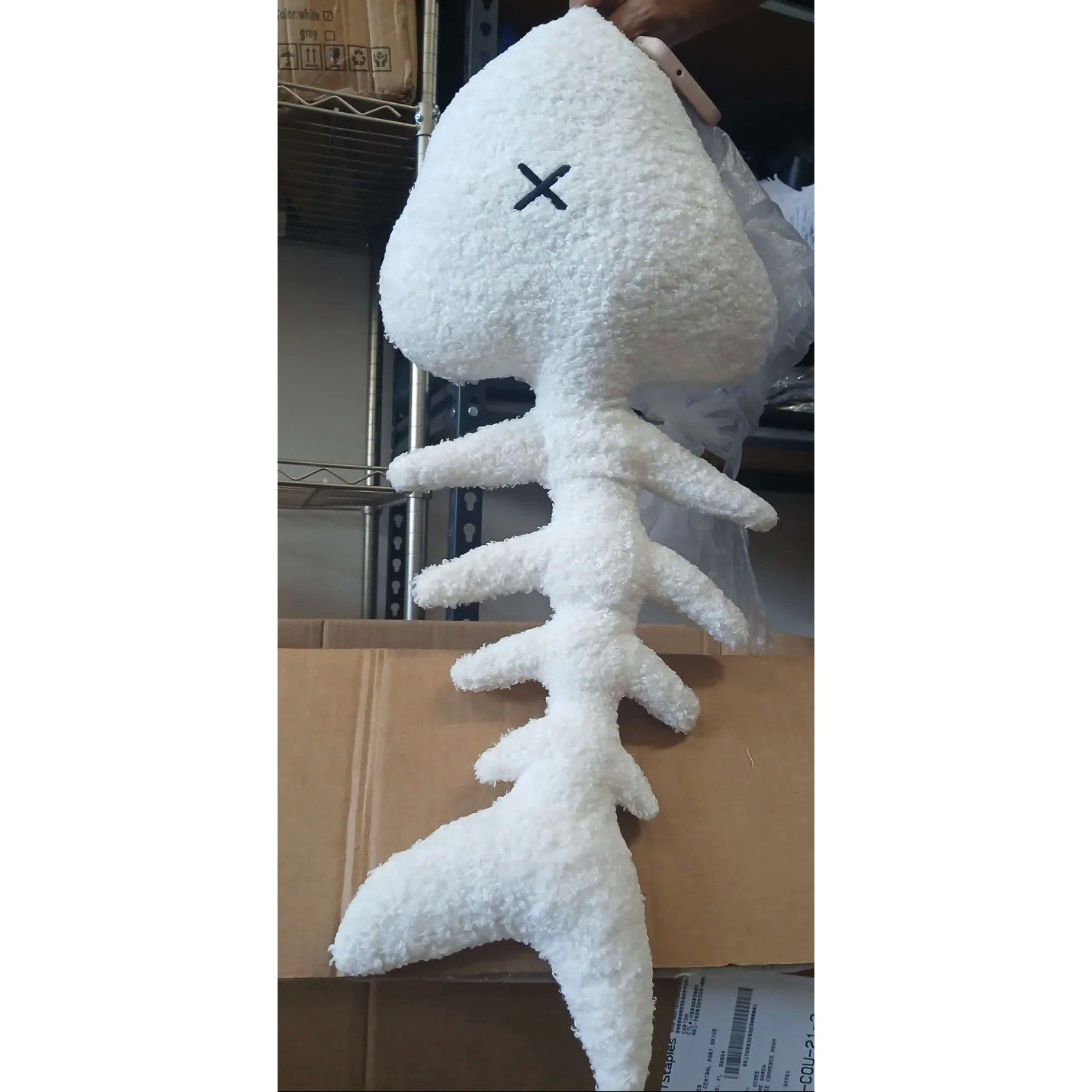 Fish Skeleton Plush