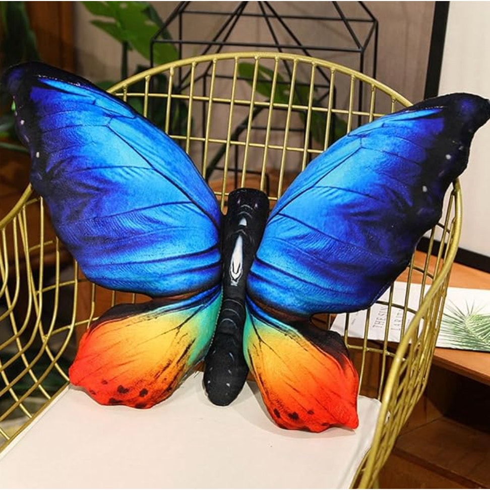 Soft Butterfly Pillow