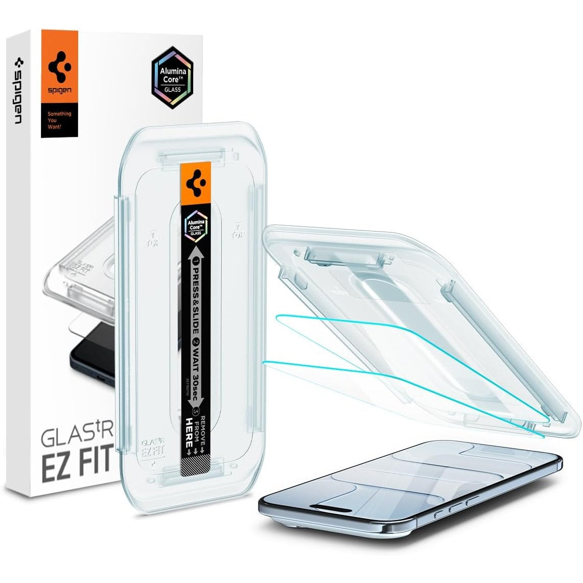 Spigen GLAS.tR EZ Fit Tempered Glass Screen Protector