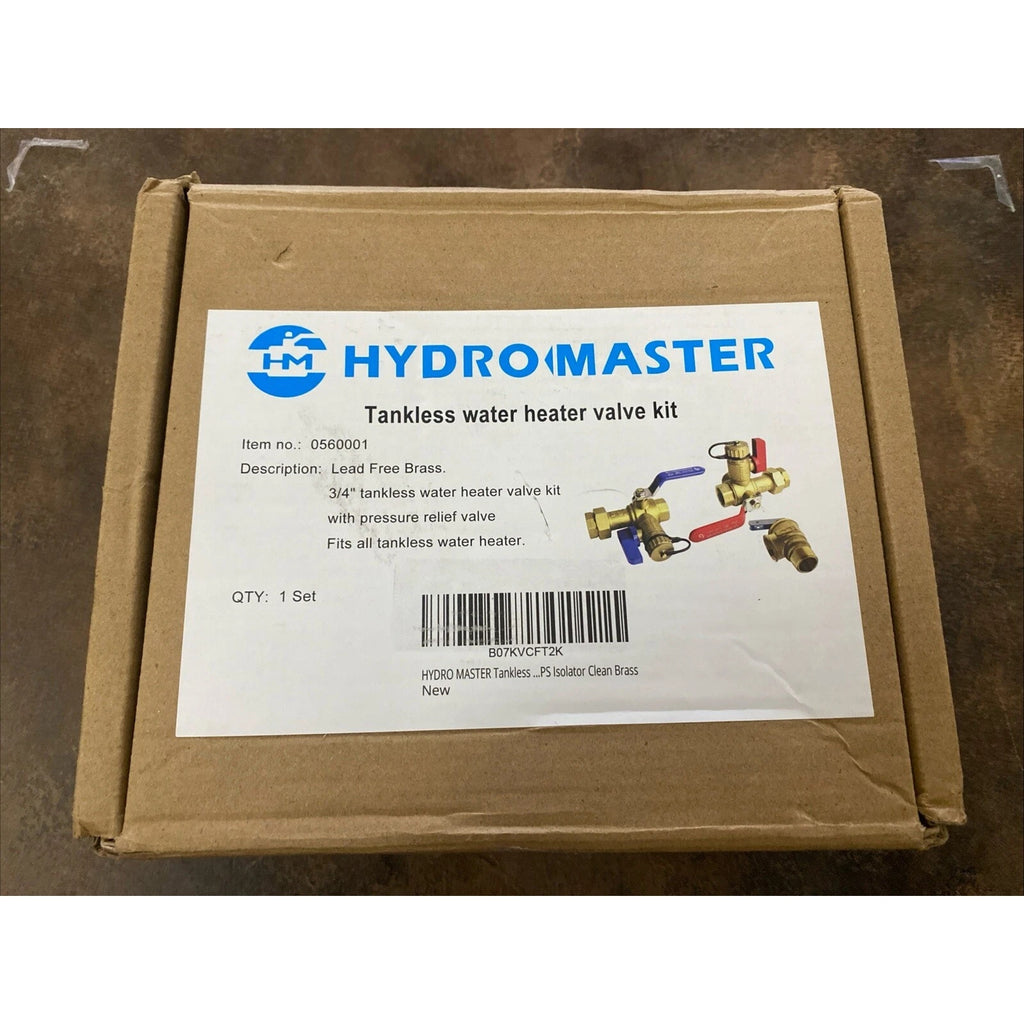HYDRO MASTER Tankless water heater valve kit