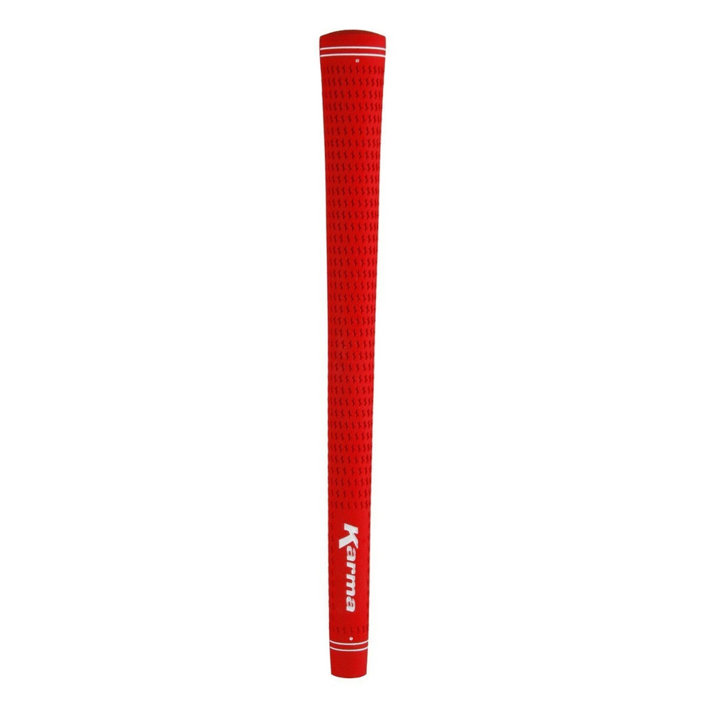 Karma Velour Tour Velvet JUMBO (+1/16") RED 25 Piece Golf Grip Bundle - New!