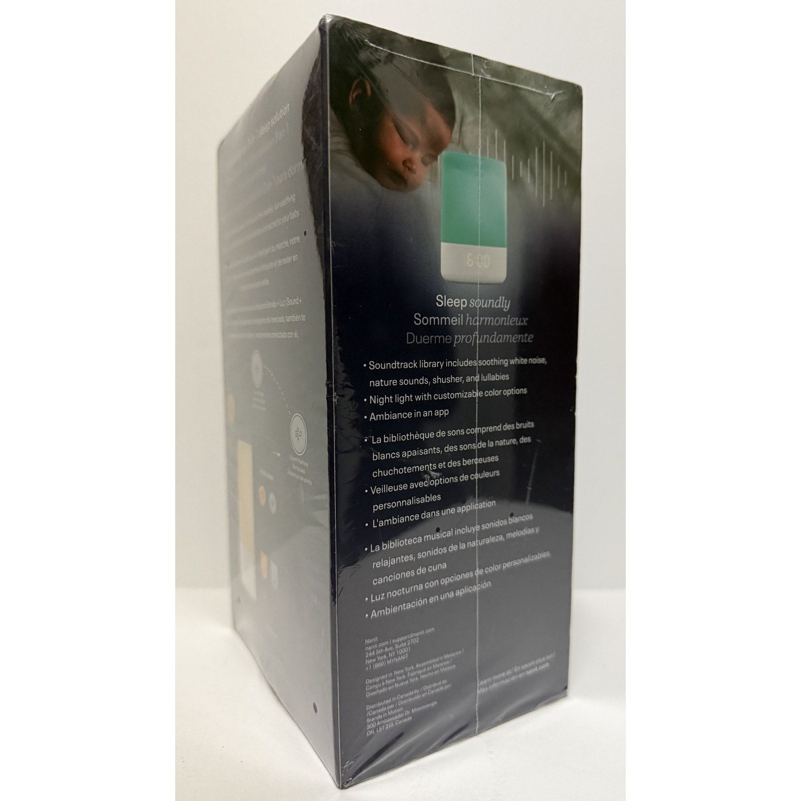 Nanit Sound + Light Audio Monitor The 3-in-1 Sleep Solution Soothing Sounds