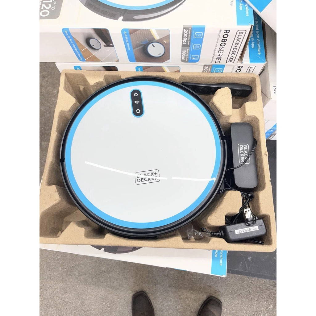 Black & Decker Roboseries Multi Surface Robot Vacuum 2000pa 560ml