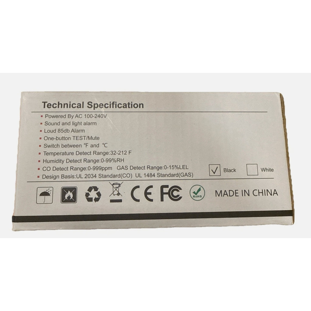 GC03 Combustible Gas and Carbon Monoxide Detector