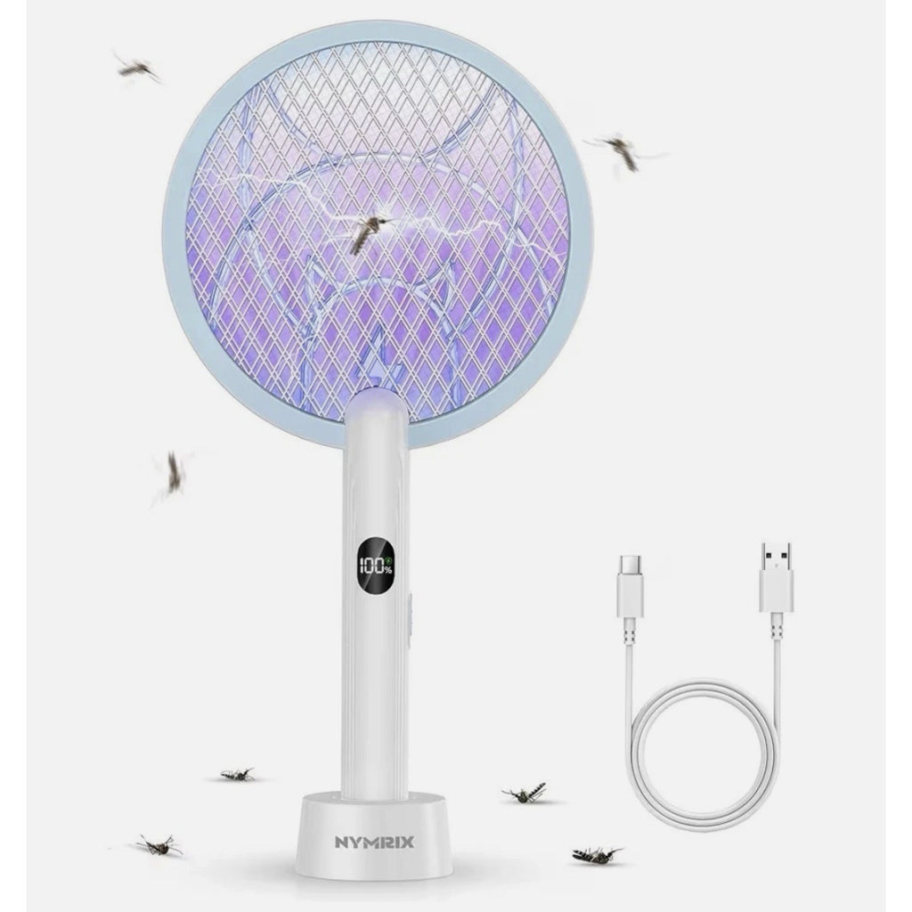 NYMRIX 2-in-1 Electric Bug Zapper/Swatter