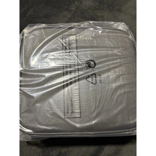 Behaesty Travel Makeup Bag with LED Lighted Mirror