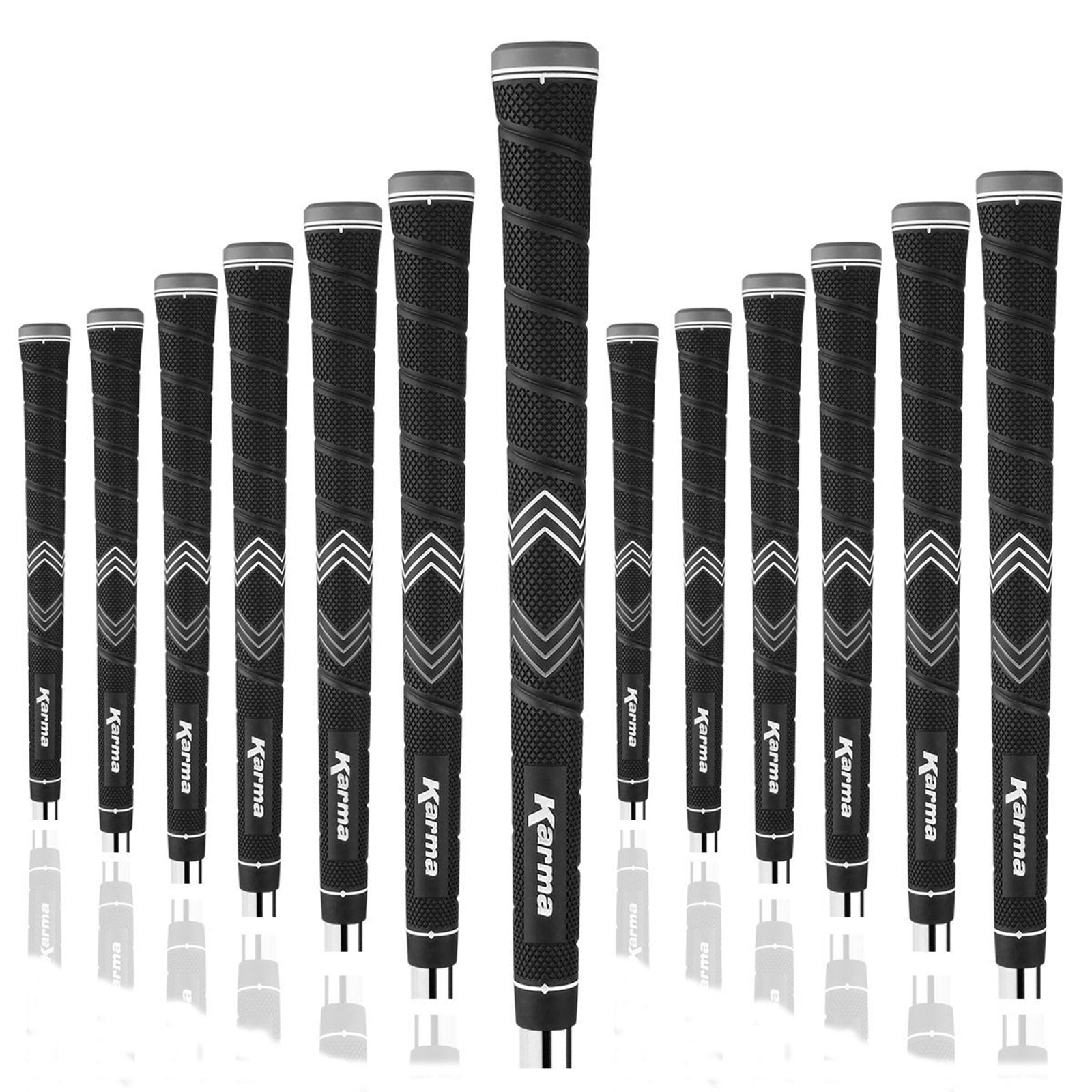 New Karma Golf Soft-Trac Grip Midsize Bk Bundle of 13 Grips