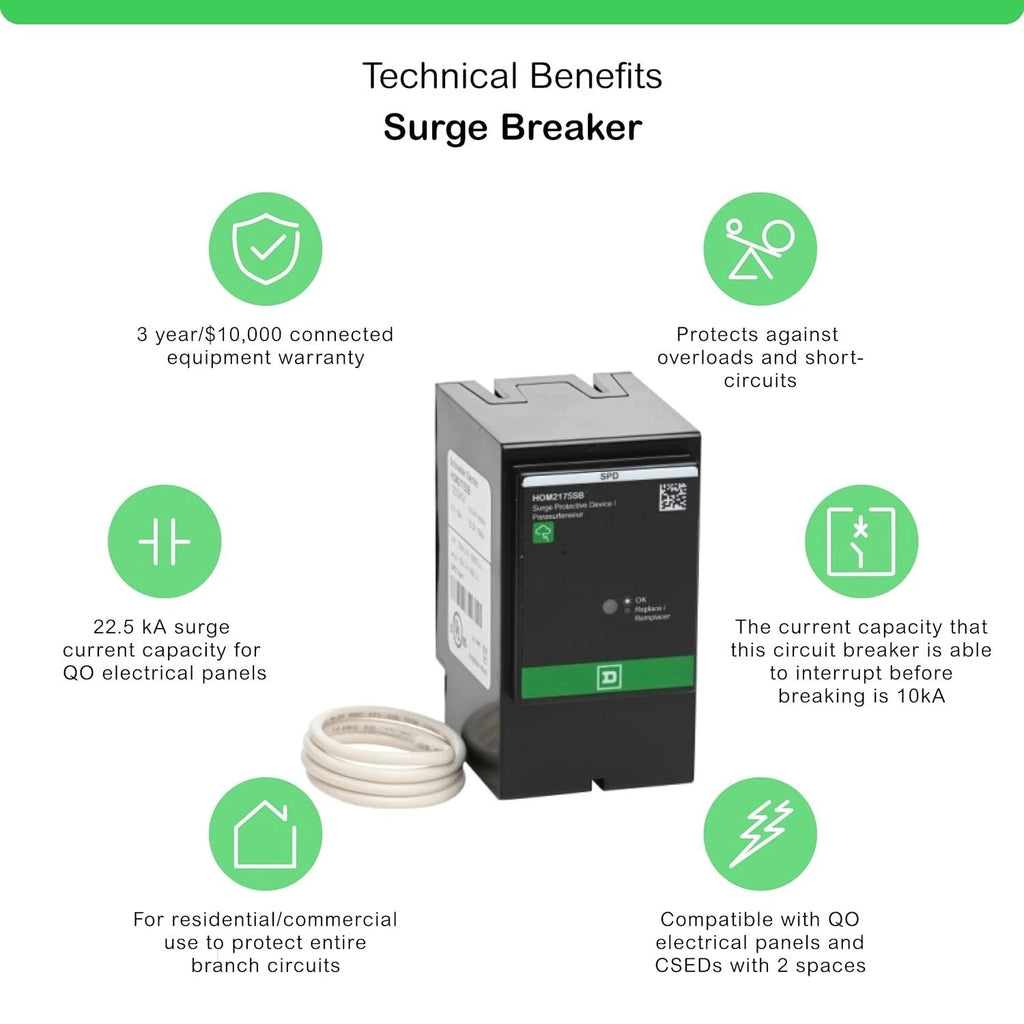 Square D Homeline SurgeBreaker / Surge Protective Device