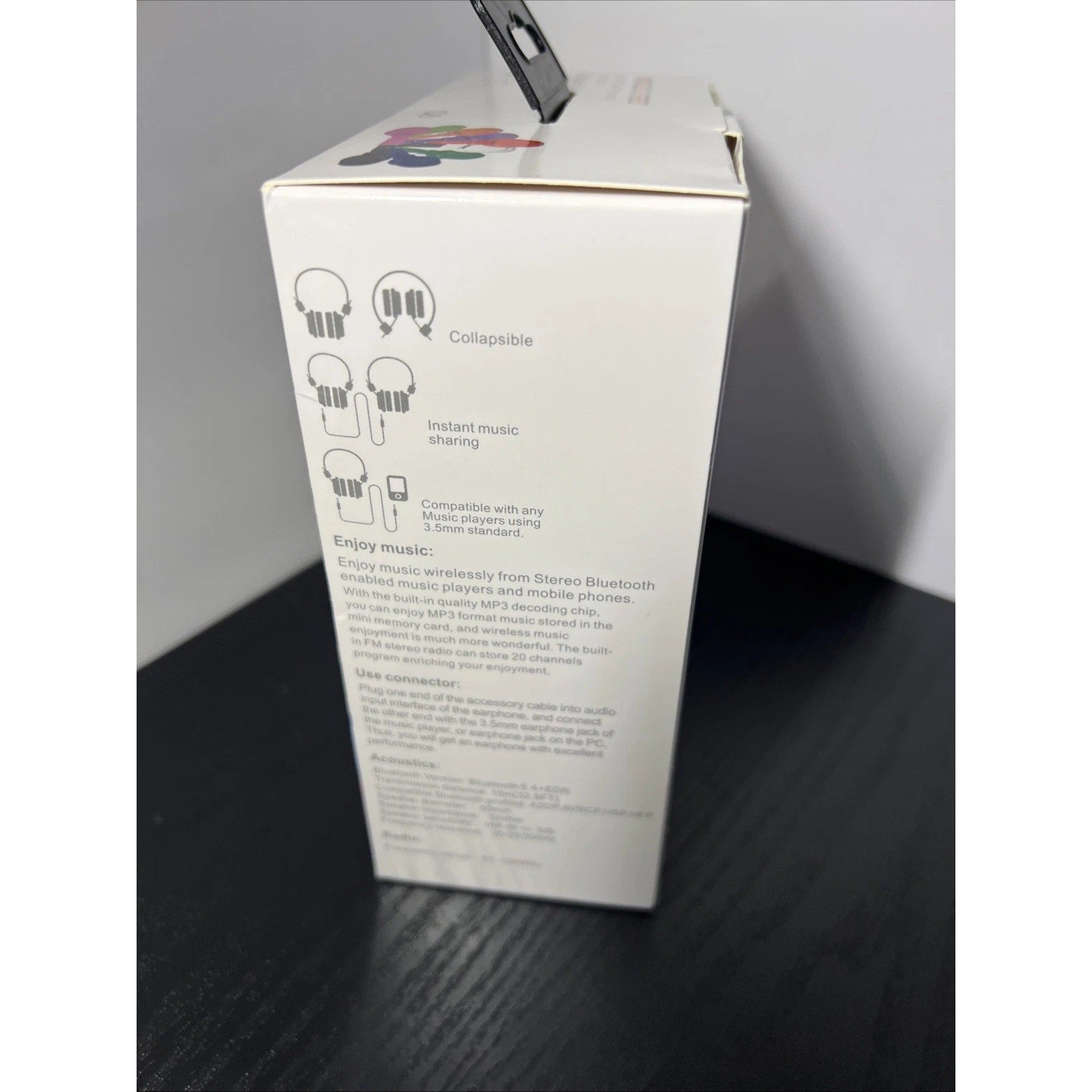 Q8 Wireless Stereo Micro Sd Player/fm Stereo Radio Headphone