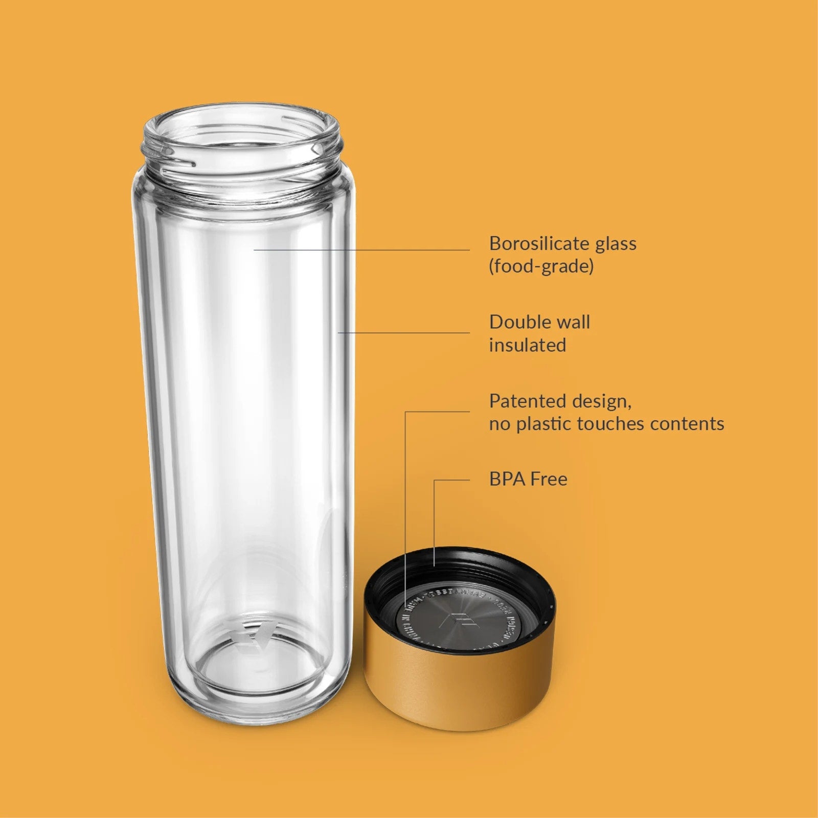 Glass Multi Tea Infuser Water Vessel