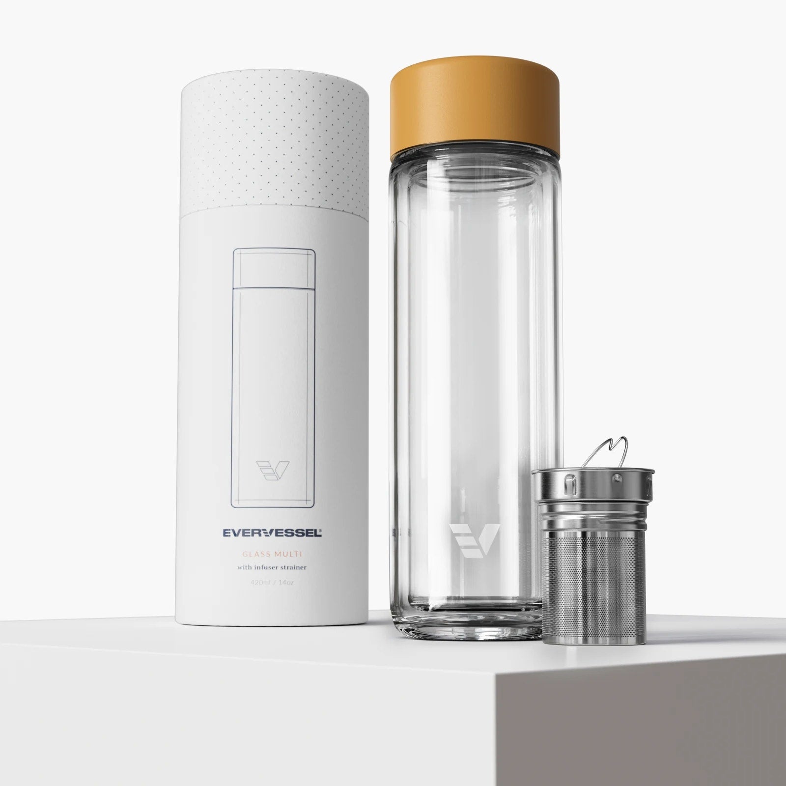 Glass Multi Tea Infuser Water Vessel