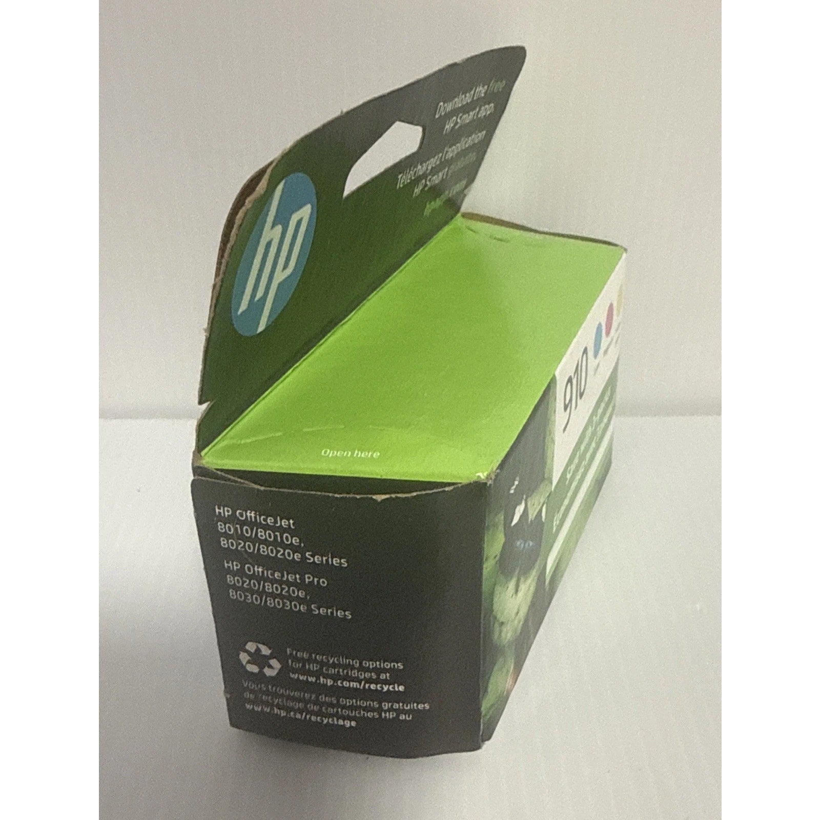 HP 910 3-pack, Cyan Magenta and Yellow Ink