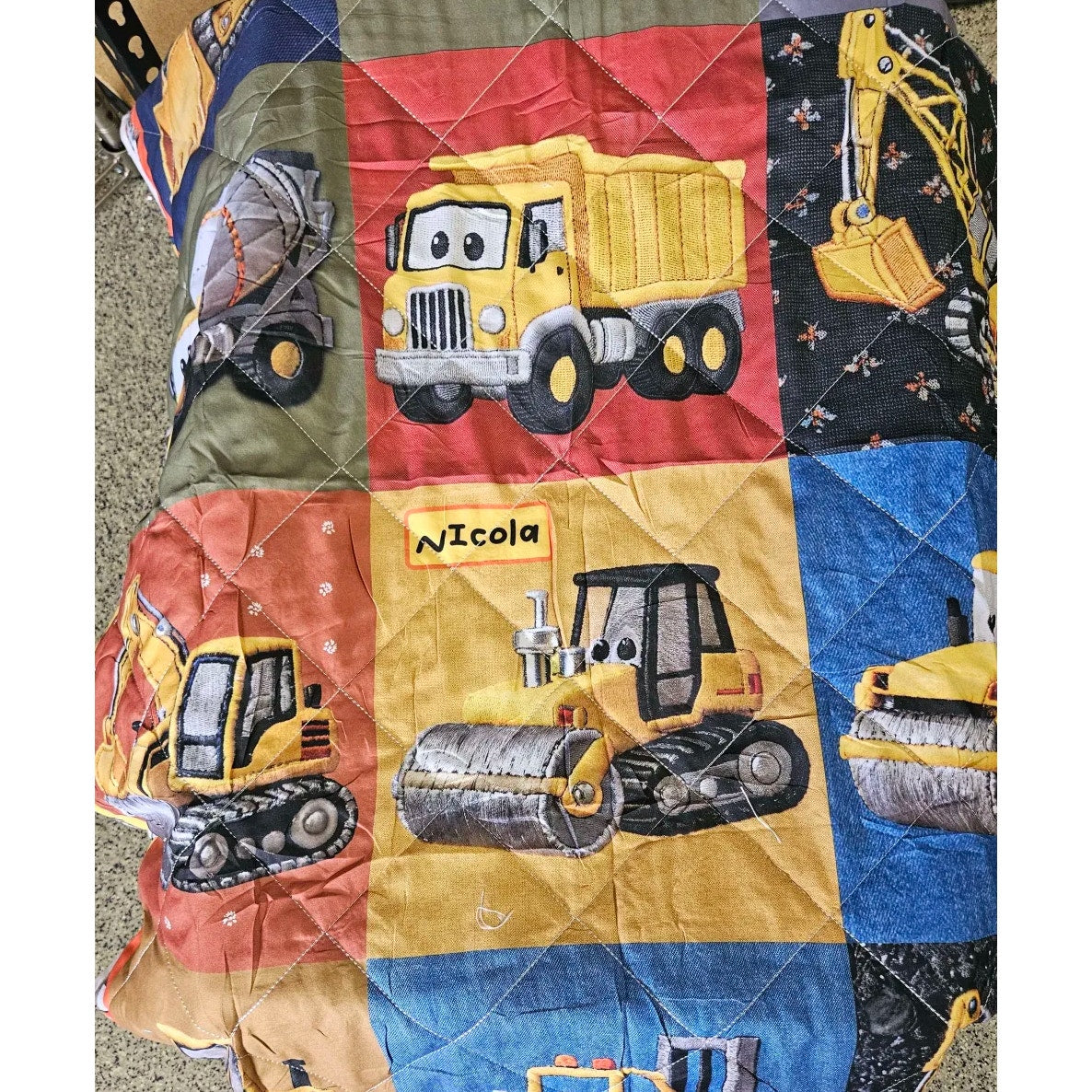 Construction Machines Blanket
