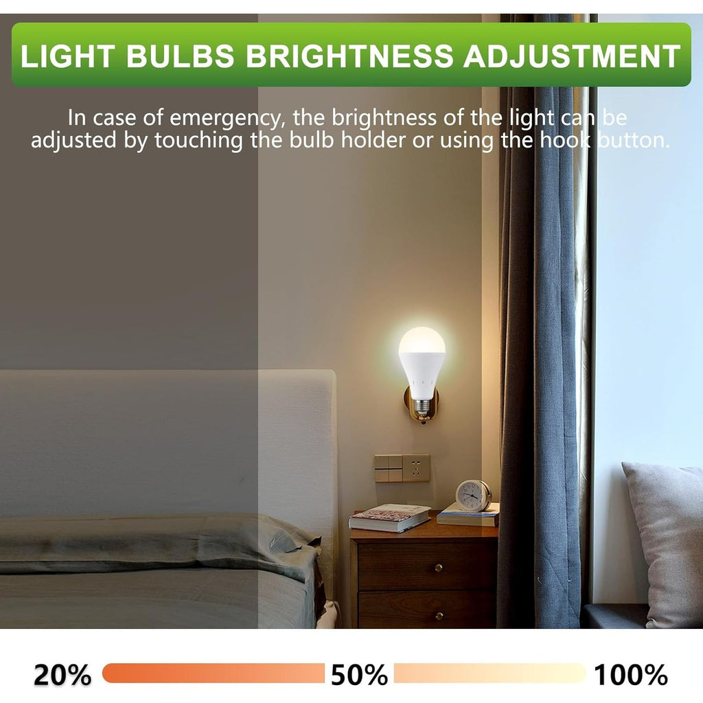 Home Emergency Series Rechargeable LED Bulbs (4-Pack)