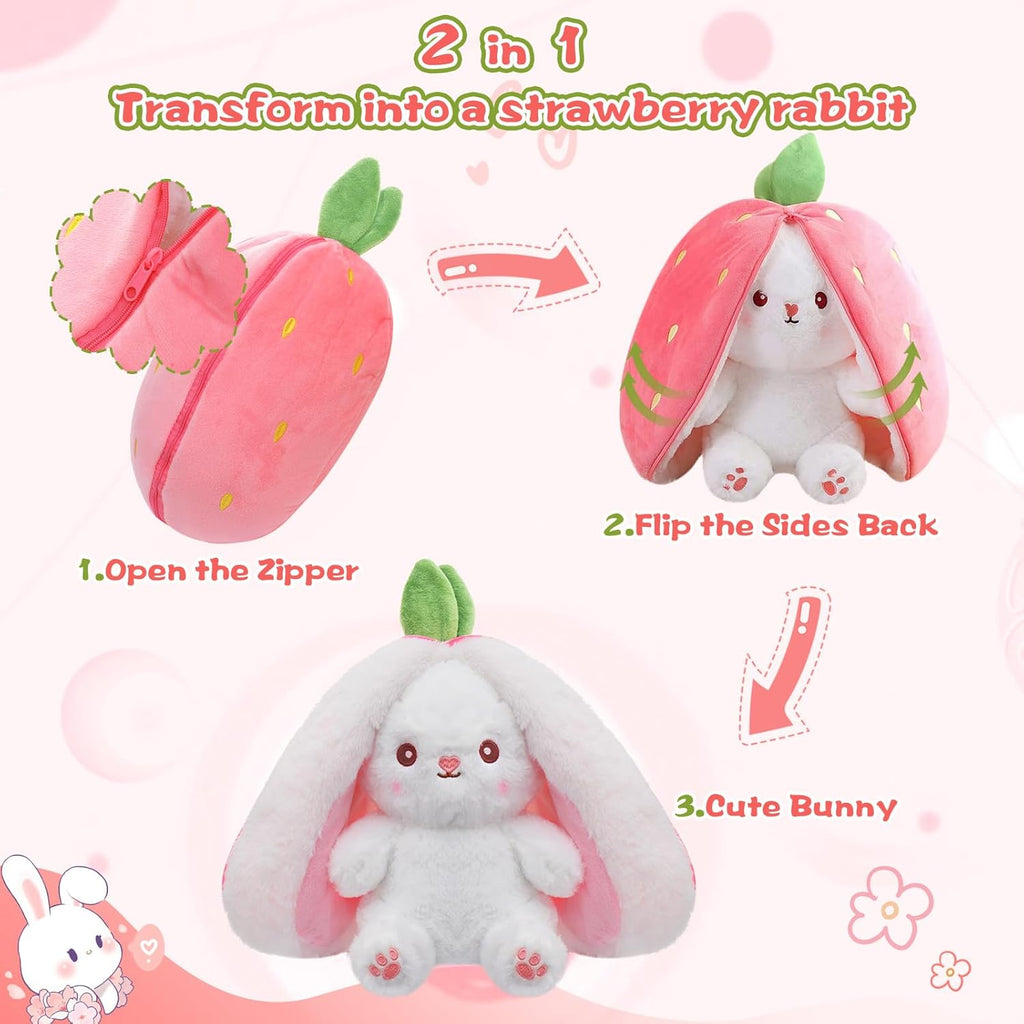 Bunny Stuffed Animal Reversible Cuddle Bunny