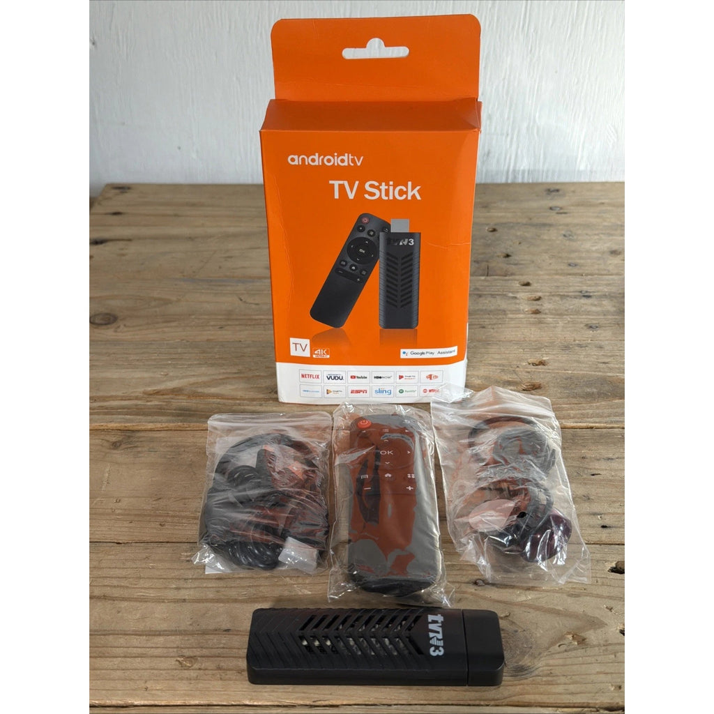 Android TVR3 Android TV Stick 8GB+128 Media Player Smart 4K TV Stick HD2.0 Wifi