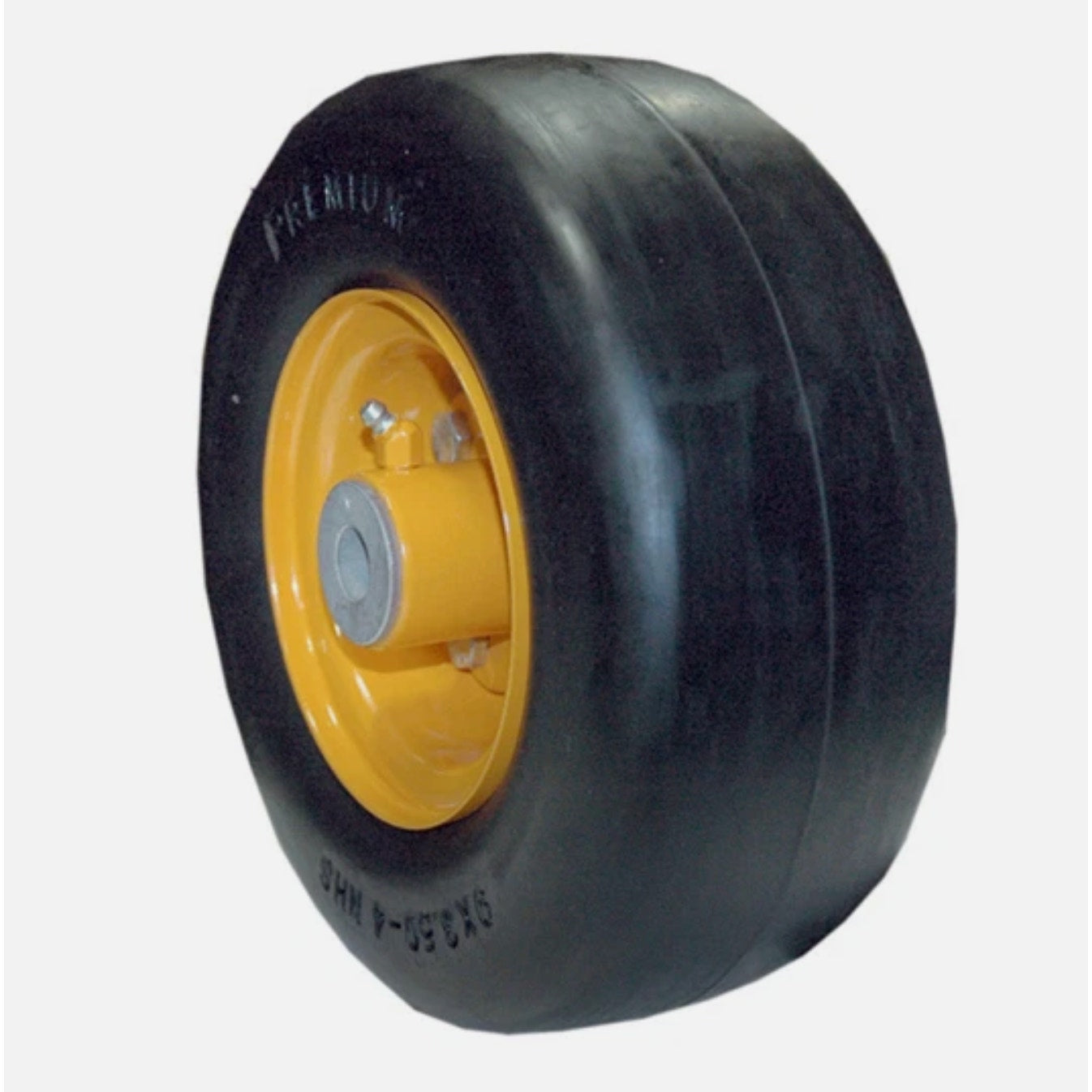 Flat-Free Lawn Mower Front Caster Wheel & Rim Assembly