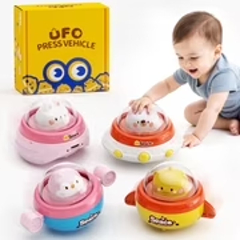 Dimoarch 4PCS Press and Go Car Toys