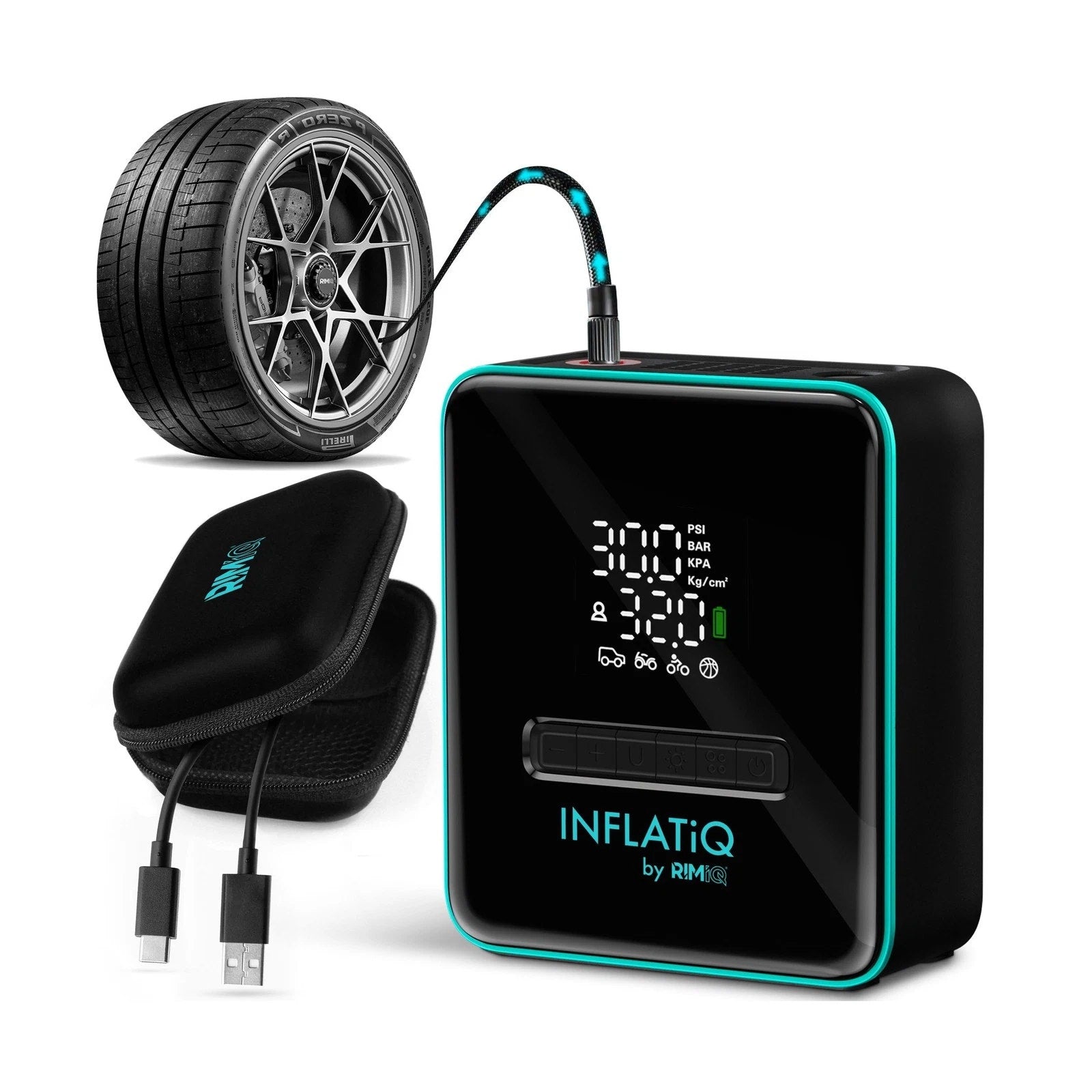 Portable Tire Inflator Air Compressor