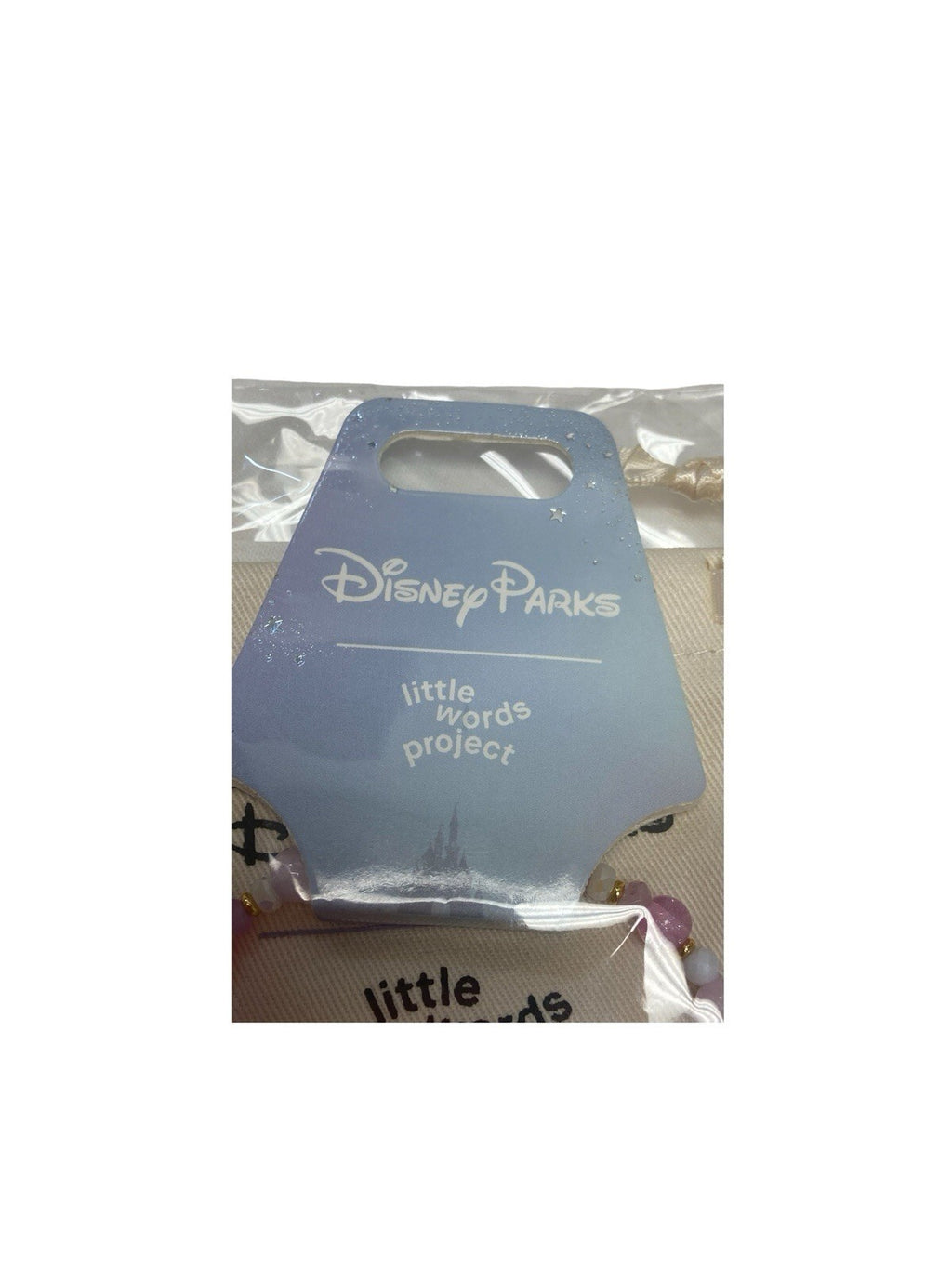 2025 Disney Parks Little Words Project Bracelet Park Hopper Size S/M New