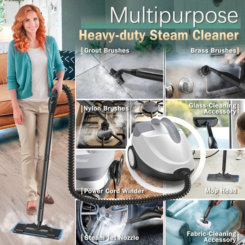 Heavy-Duty Steam Cleaner Mop / Canister Steam System