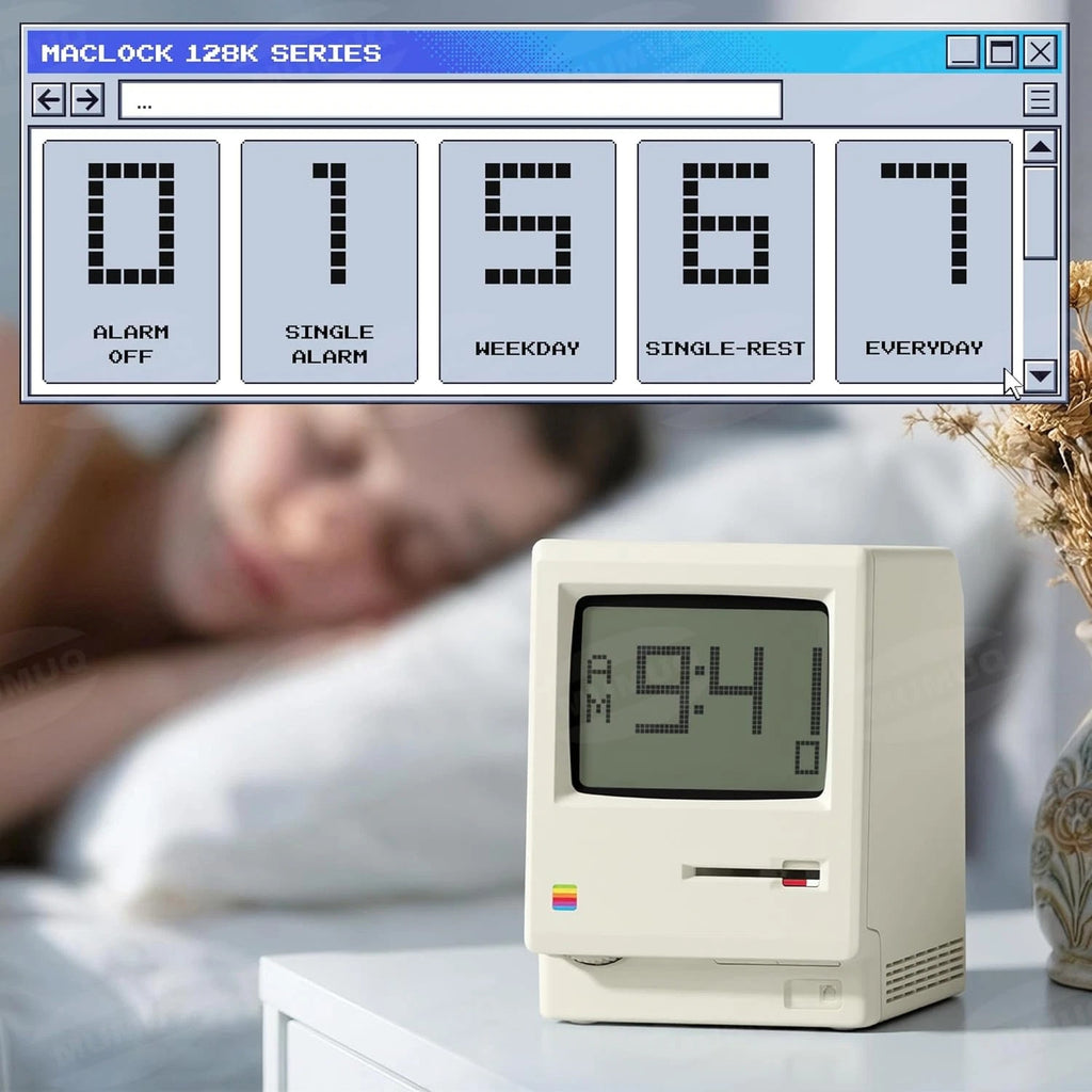 Maclock Retro Pixel Alarm Clock