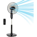 Adjustable Oscillating Standing Pedestal Fan with Remote