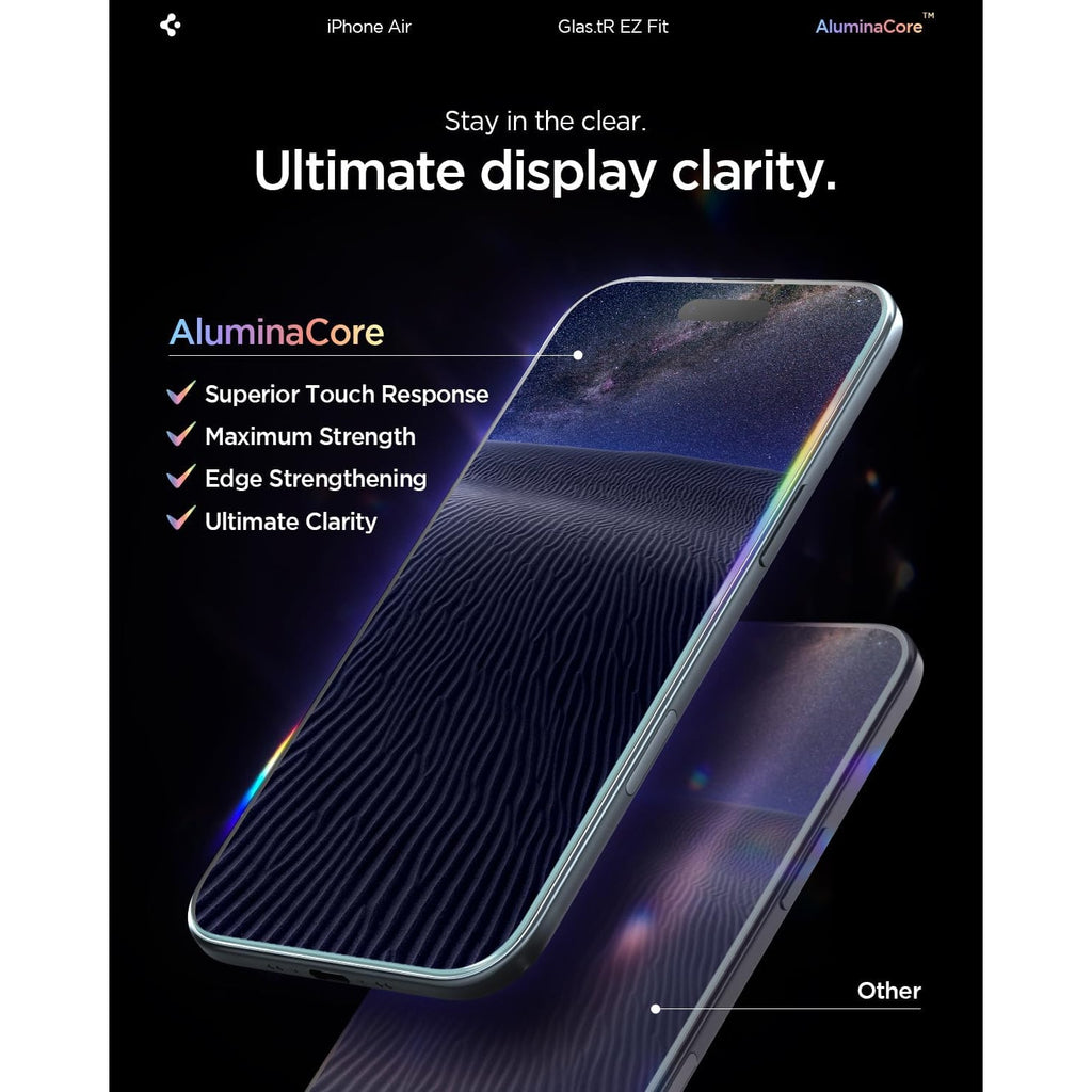 Spigen GLAS.tR EZ Fit Tempered Glass Screen Protector