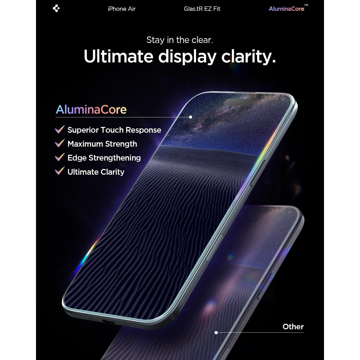 Spigen GLAS.tR EZ Fit Tempered Glass Screen Protector