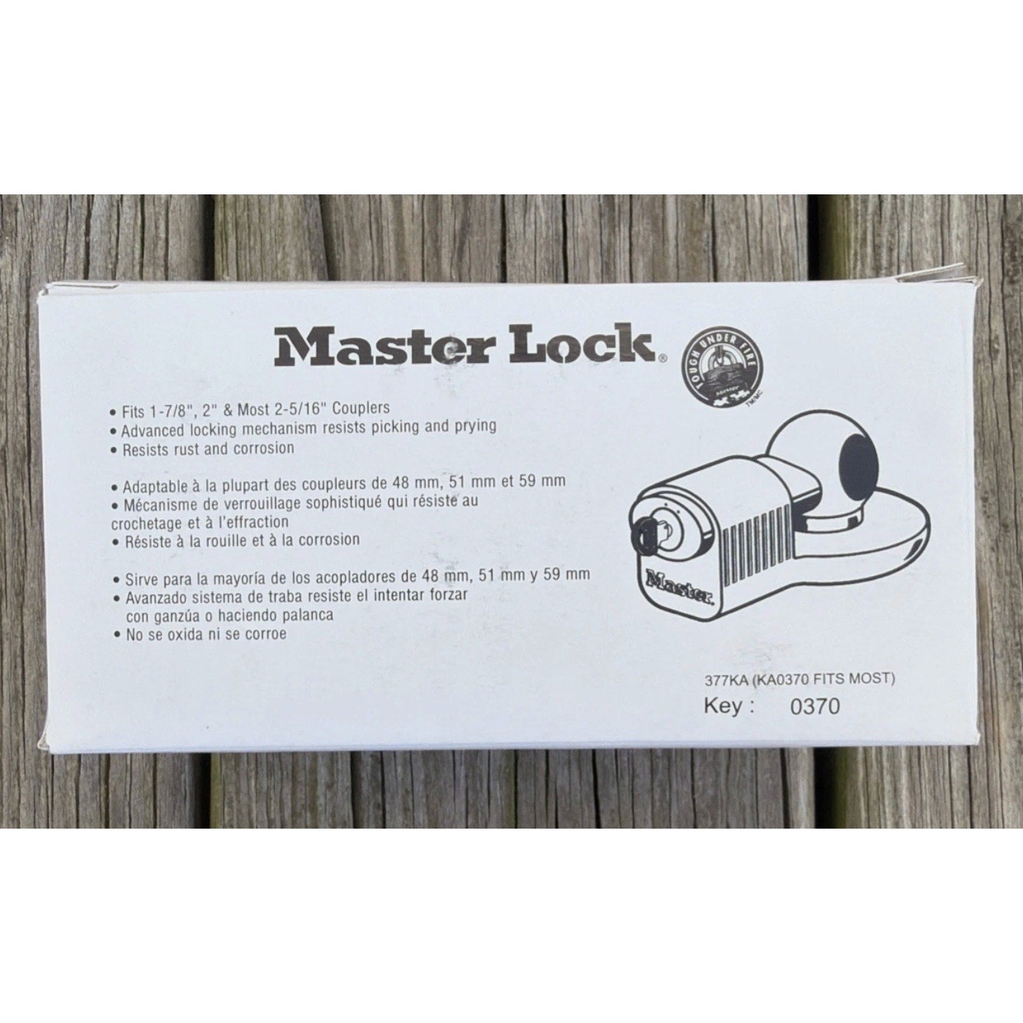 Master Lock Trailer Coupler Lock