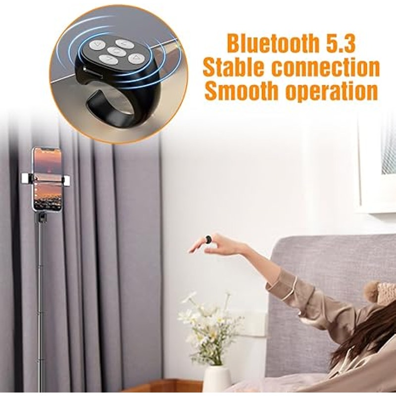 Multifunctional Mobile Remote Control Ring
