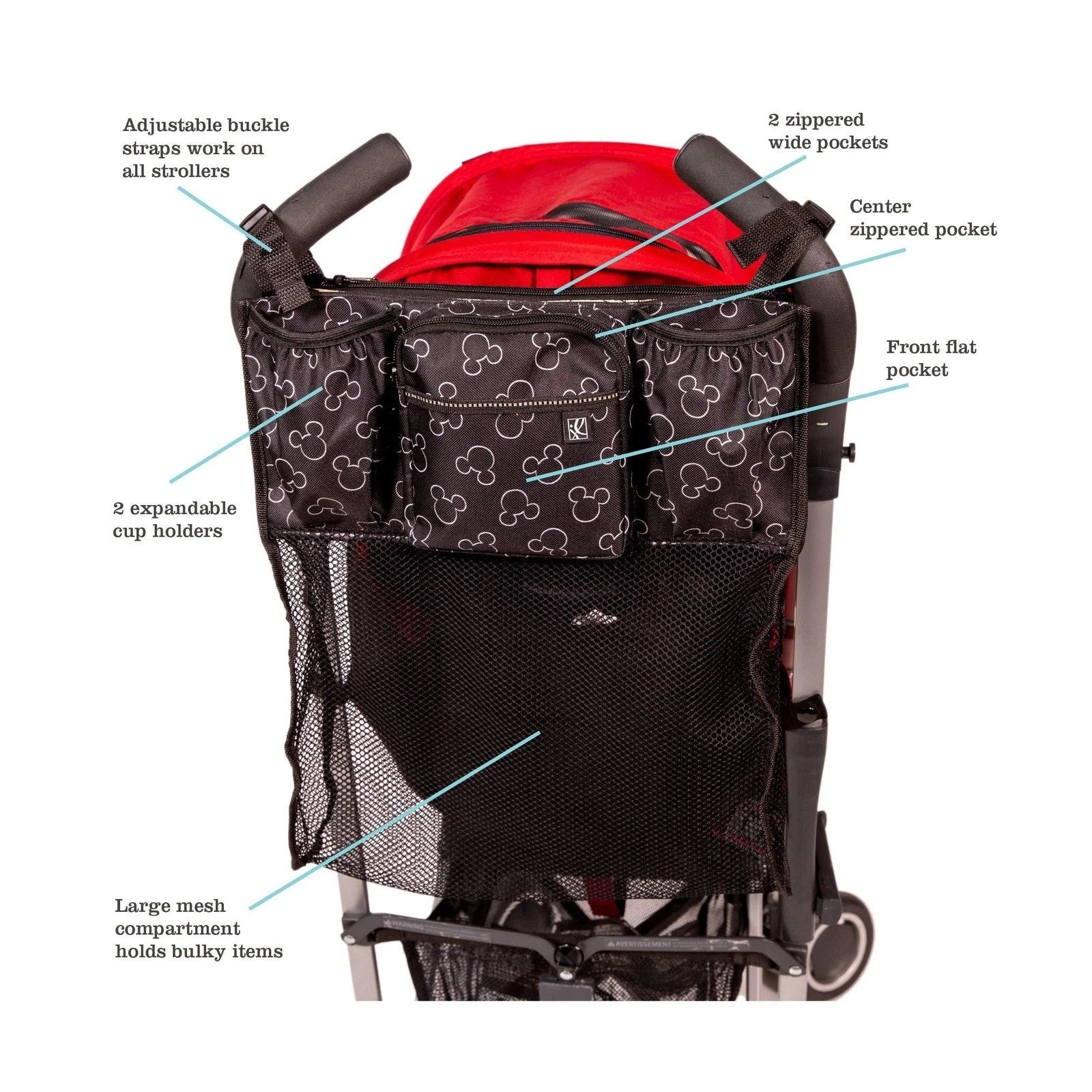 Disney Baby by J.L. Childress stroller organizer
