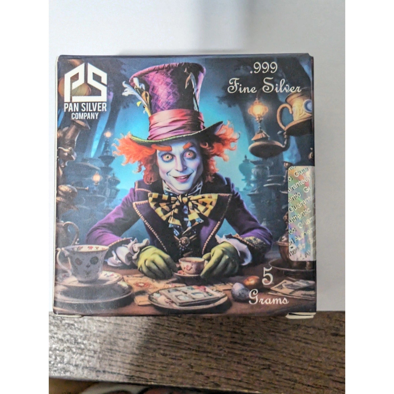 Mad Hatter .999 Fine Silver 5g Bullion Bar