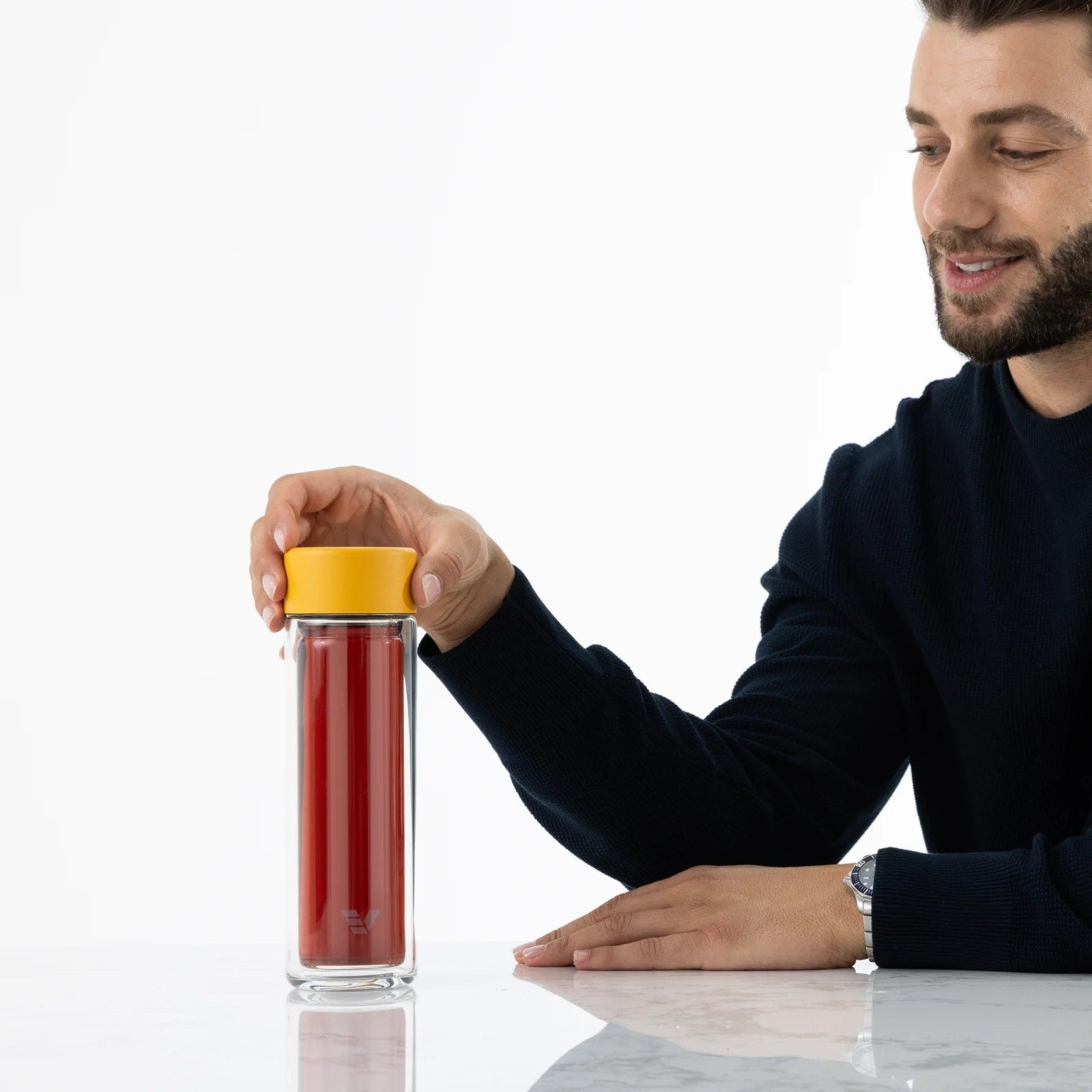 Glass Multi Tea Infuser Water Vessel