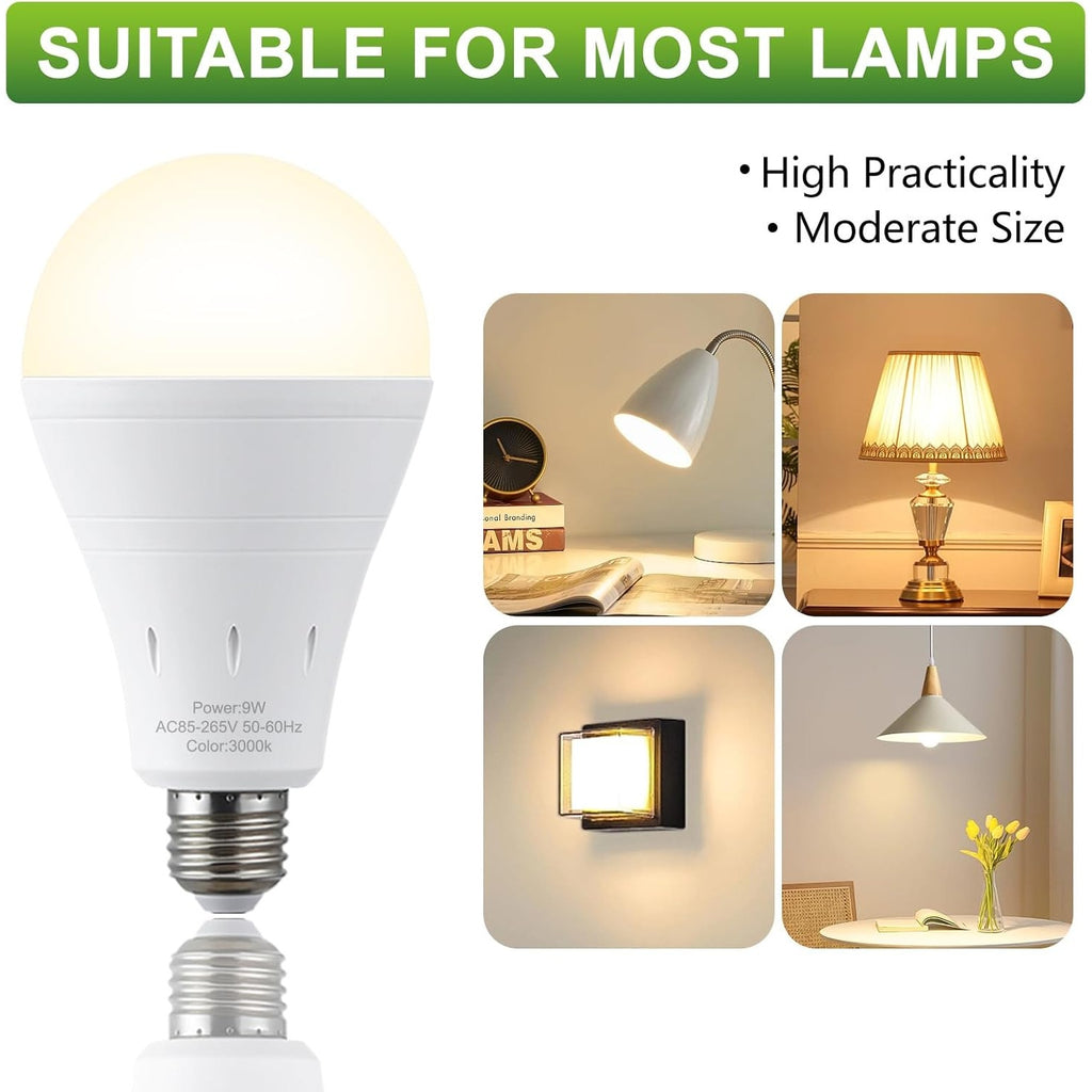 Home Emergency Series Rechargeable LED Bulbs (4-Pack)