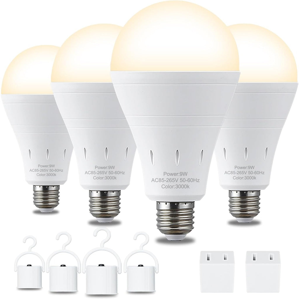 Home Emergency Series Rechargeable LED Bulbs (4-Pack)