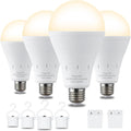 Home Emergency Series Rechargeable LED Bulbs (4-Pack)