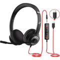 JIAMQISHI USB Headset with Microphone for PC