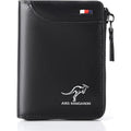 Aiks Kangaroo bifold leather wallet