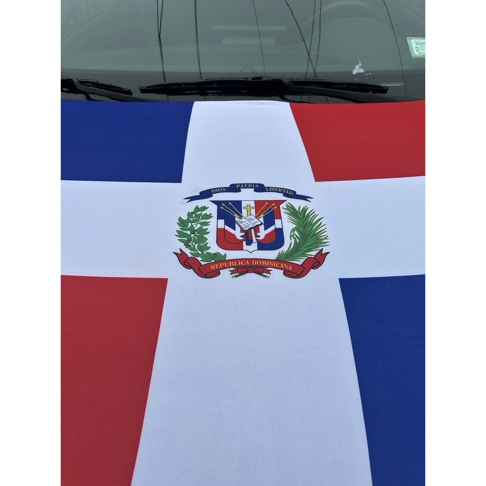 Dominican Republic Hood Cover