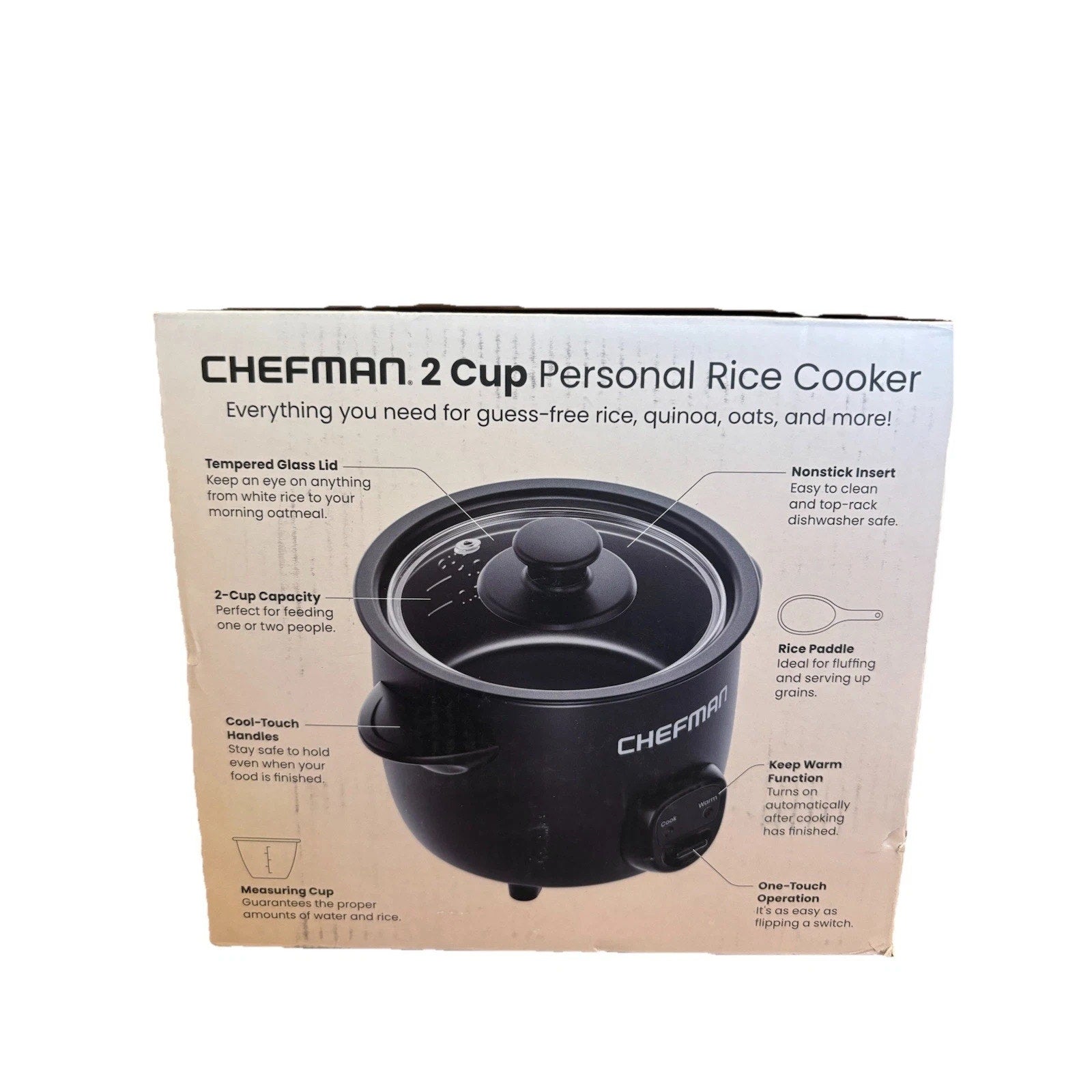Chefman 2 Cup Rice Cooker