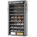 ROJASOP 10-Tier Shoe Rack with Covers