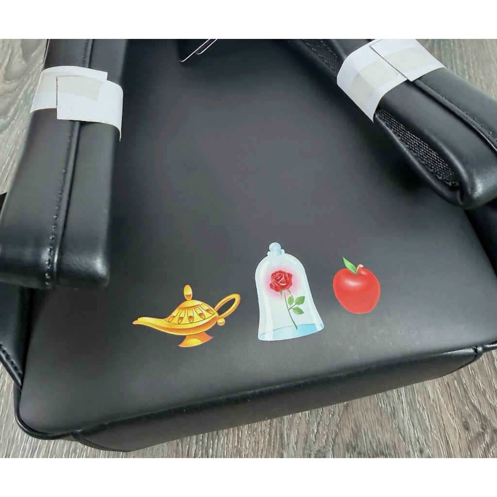 Loungefly Disney Princesses & Villains Scenes Mini Backpack 3 Zipper NWT