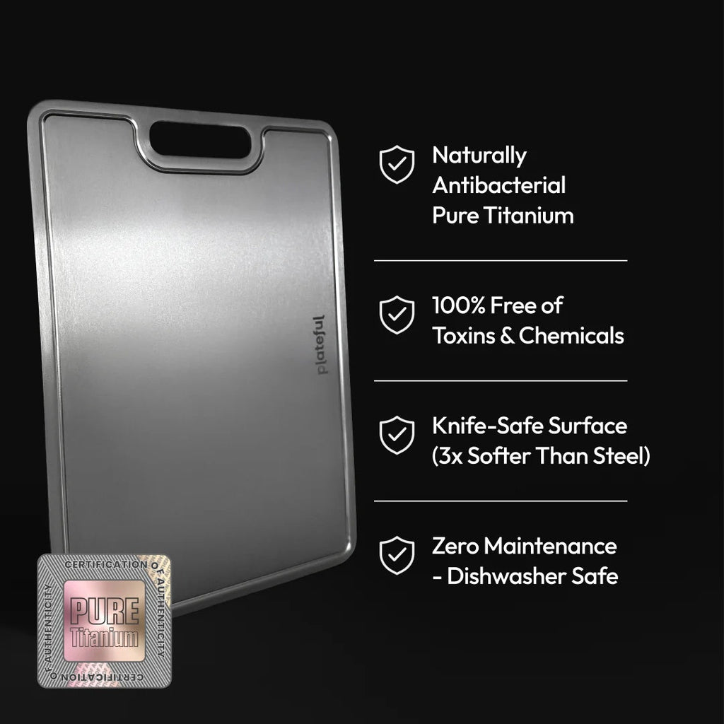 Plateful Pure Titanium Cutting Board