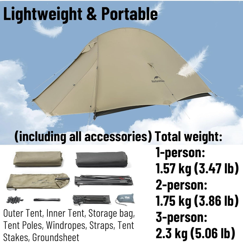 Naturehike Cloud Up Series PRO backpacking tent