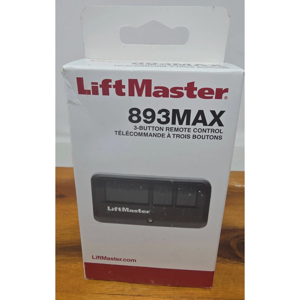 LiftMaster 893MAX 3 Button Remote Control Garage Door