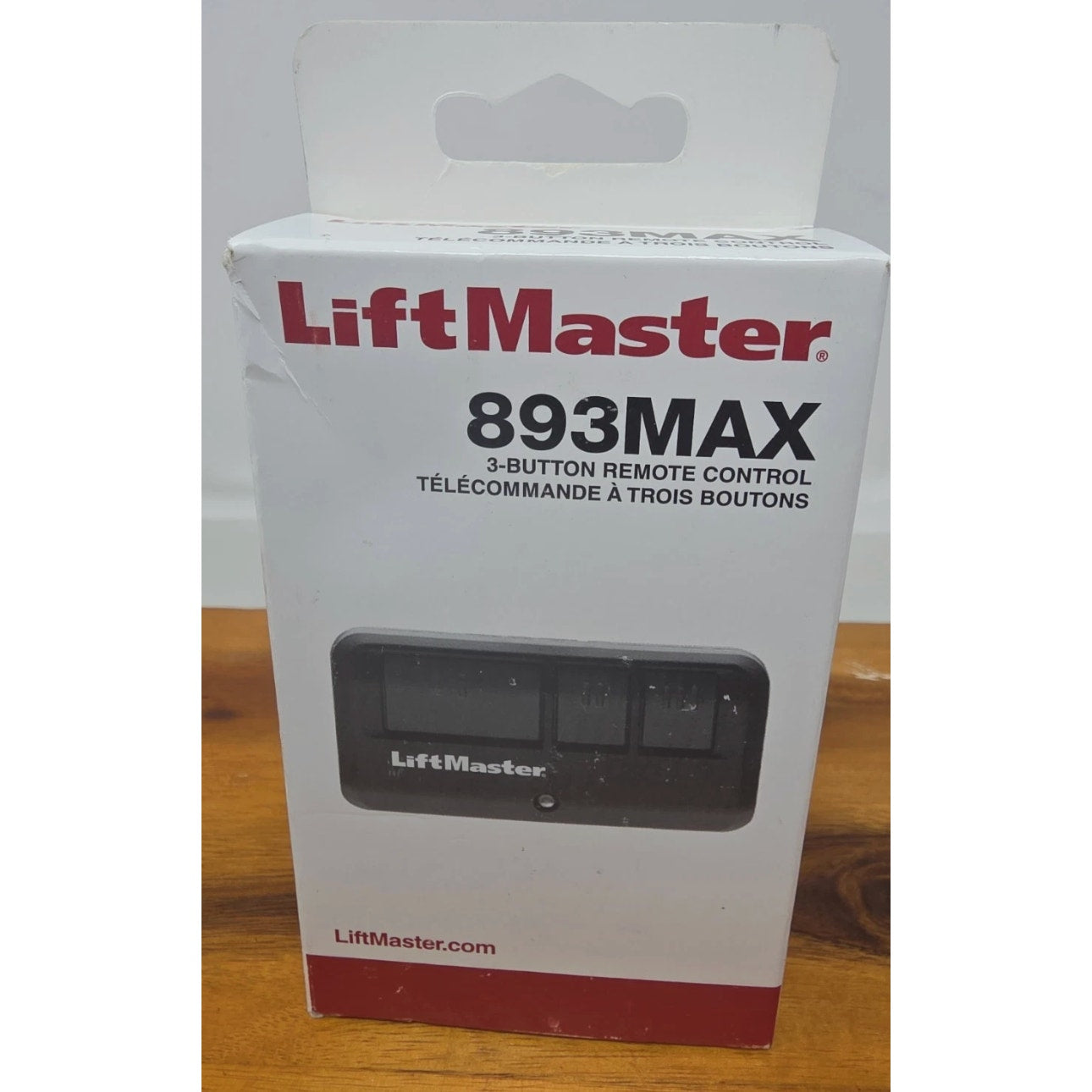 LiftMaster 893MAX 3 Button Remote Control Garage Door